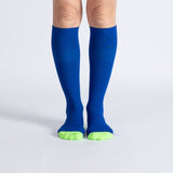 Chaussettes de Compression - Bleu et Vert