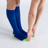 Chaussettes de Compression - Bleu et Vert