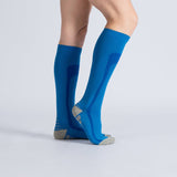 Chaussettes de Compression - Bleu et Gris