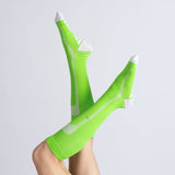 Chaussettes de Compression - Vert et Blanc