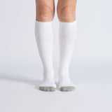 Lot de 3 Paires - Chaussettes de Compression Blanches