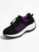 Ortho Stretch Cushion Shoes – Noir et Violet