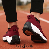 Chaussures Orthopédiques Stretch à Coussinets - Rouge