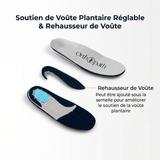 Chaussures Orthopédiques Stretch à Coussinets - Noir Minuit