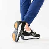 Chaussures Orthopédiques Stretch à Coussinets - Noir Blanc