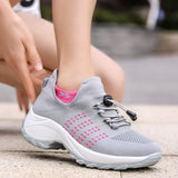 Chaussures Orthopédiques Stretch à Coussinets - Gris Rose