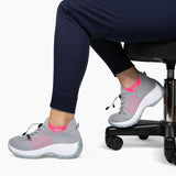 Chaussures Orthopédiques Stretch à Coussinets - Gris Rose