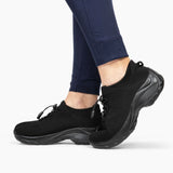 Chaussures Orthopédiques Stretch à Coussinets - Noir Minuit