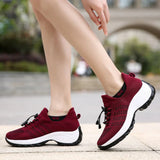 Chaussures Orthopédiques Stretch à Coussinets - Rouge