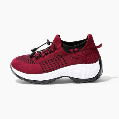Chaussures Orthopédiques Stretch à Coussinets - Rouge