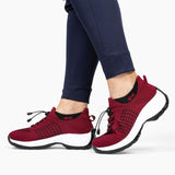 Chaussures Orthopédiques Stretch à Coussinets - Rouge